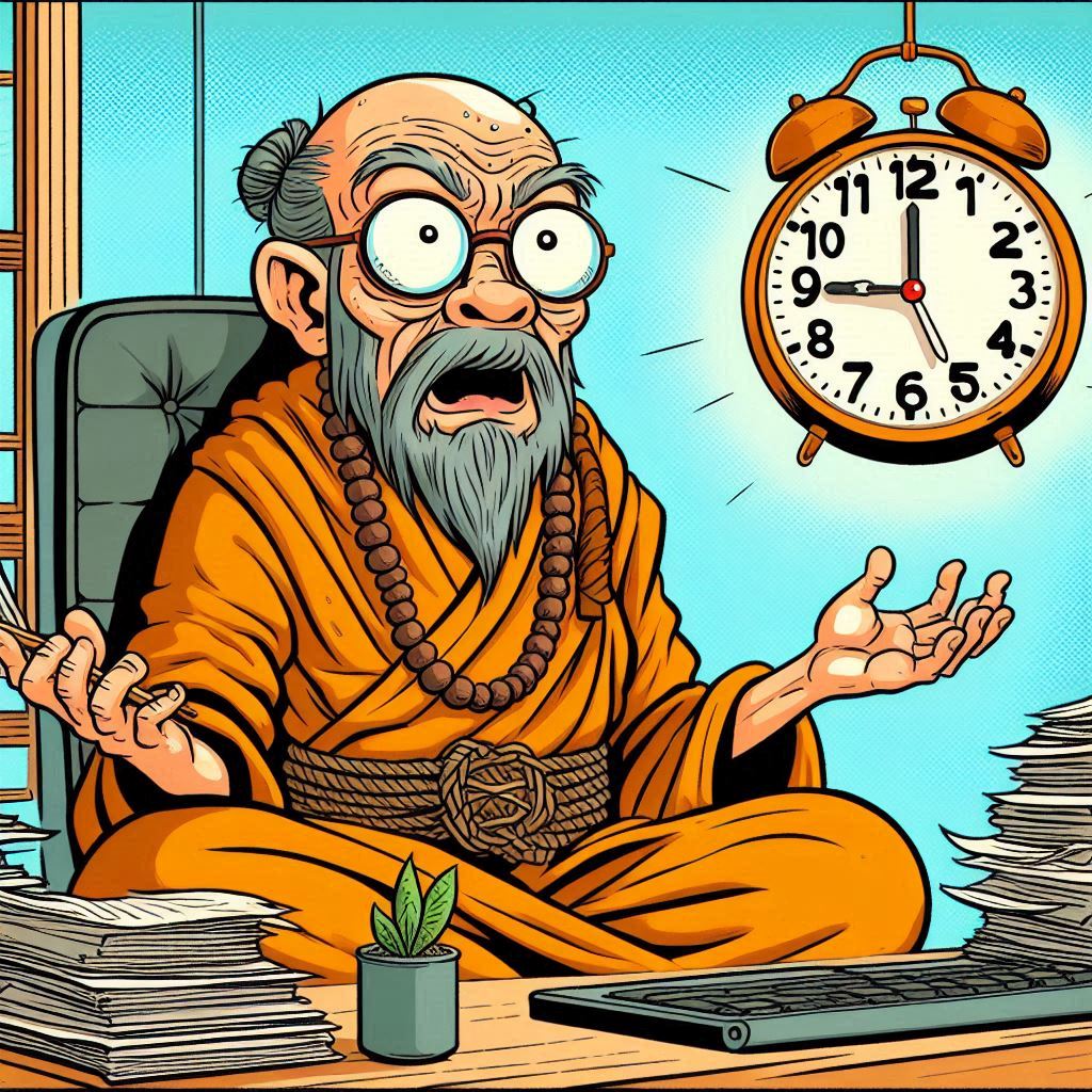 encourageait les villageois à profiter de leur temps calmement