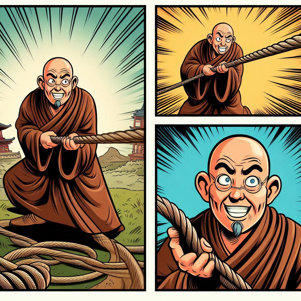 La volonté, symbolisée par le câble